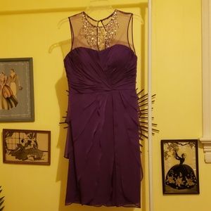 Adriana Papell Beaded Formal Dress